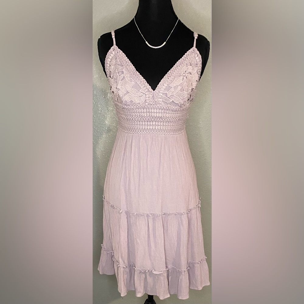 Lavender Lace Dress
